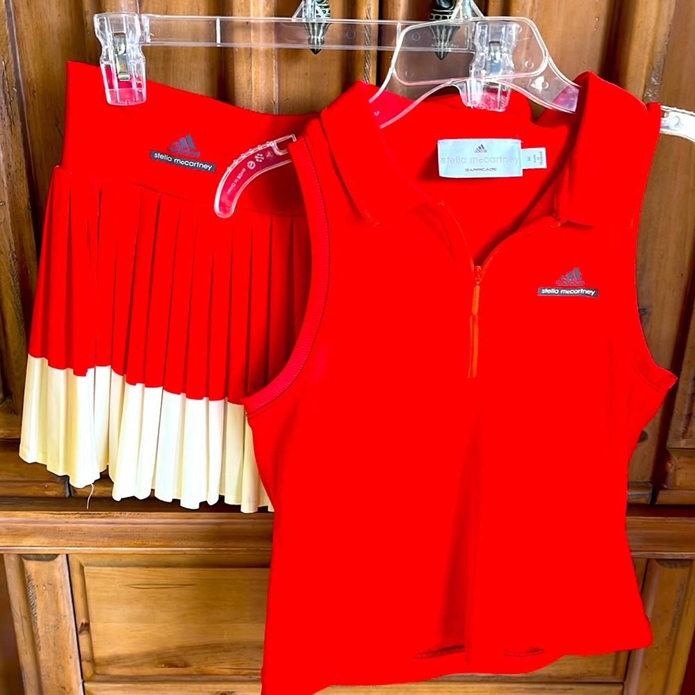 STELLA MC CARTY. TENNIS SET. SKIRT & TOP. SIZE. M.